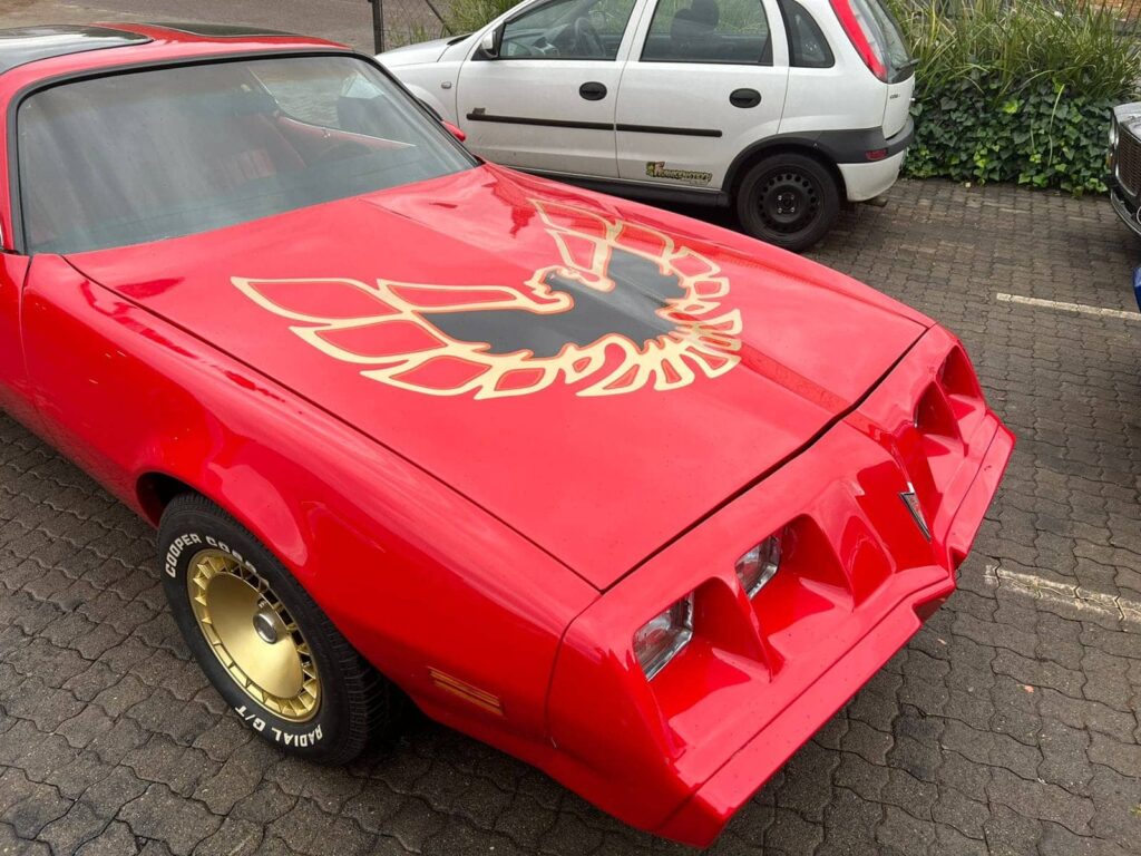 Johnny Dust Red Pontiac Transam